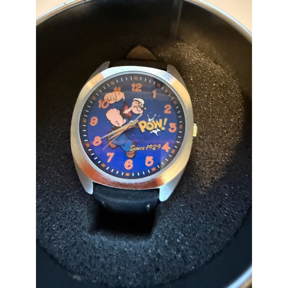 Popeye 75th Anniversary Watch in Tin 2004 King Features Japan Movement 0592